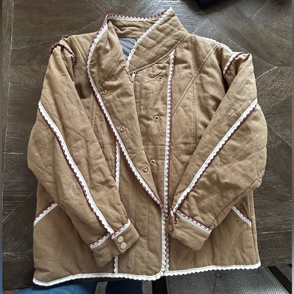 Suncoo Even Camel quilted jacket - Picture 5 of 16